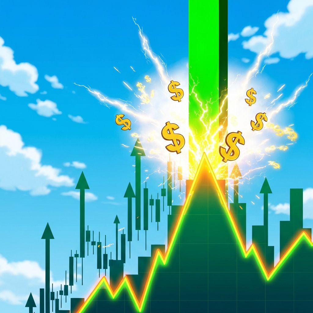 Charizard card towering triumphantly over Bitcoin